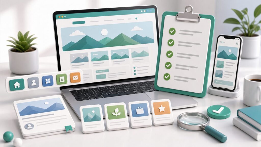 WordPressトップページ公開前に固定ページ設定、メニュー、カテゴリリンク、スマホ表示を確認するチェックリスト